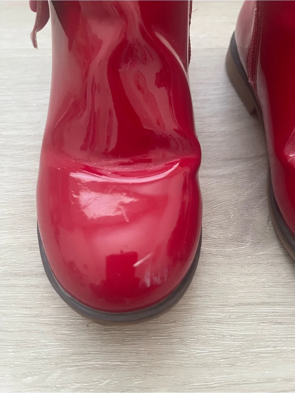 Gymboree glossy red
